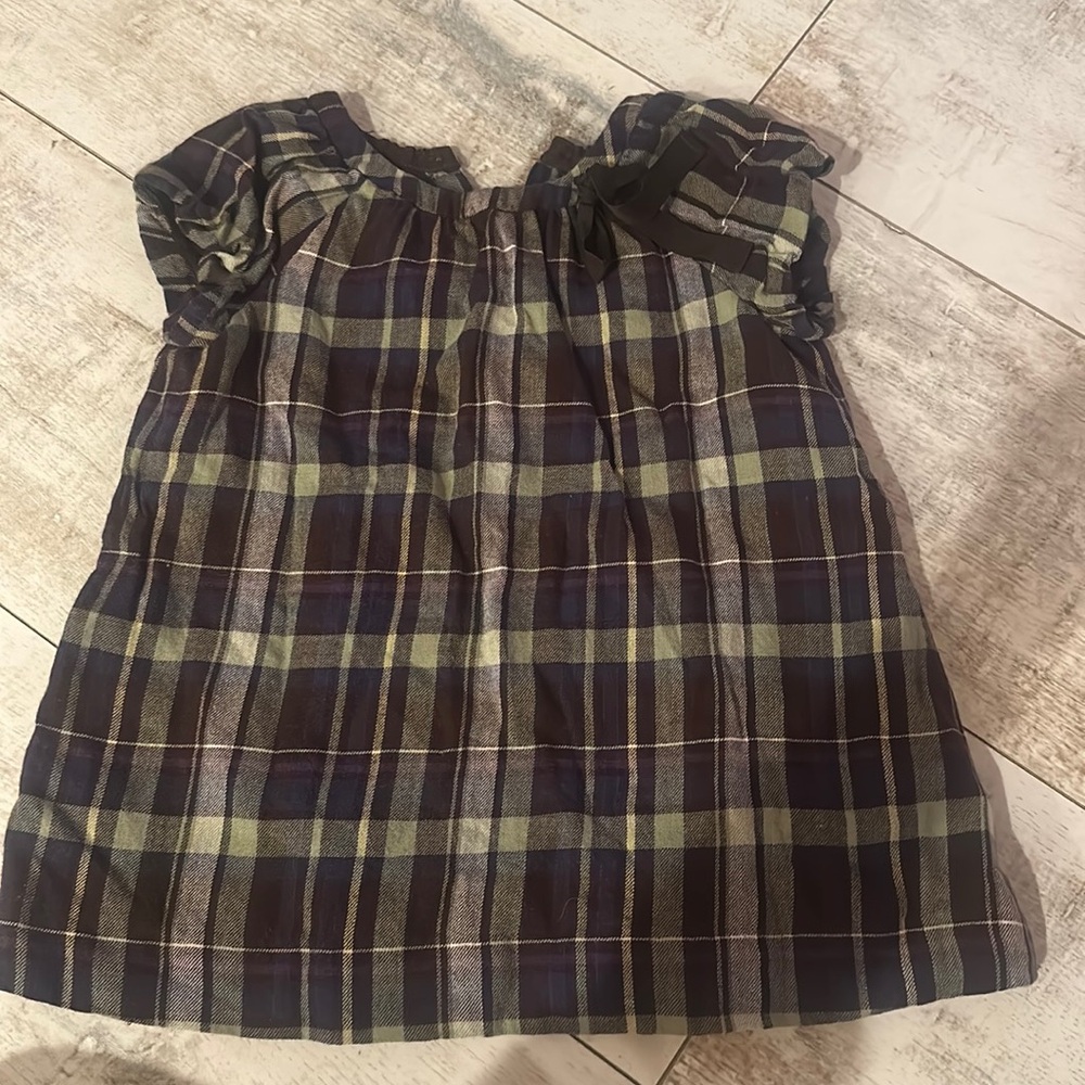 Bonpoint plaid dress size 18 months